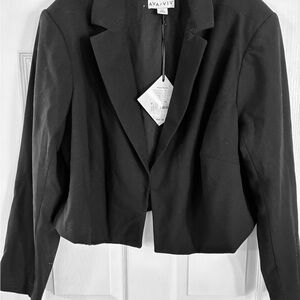 Ava & Viv Elegant Black Suit Jacket
